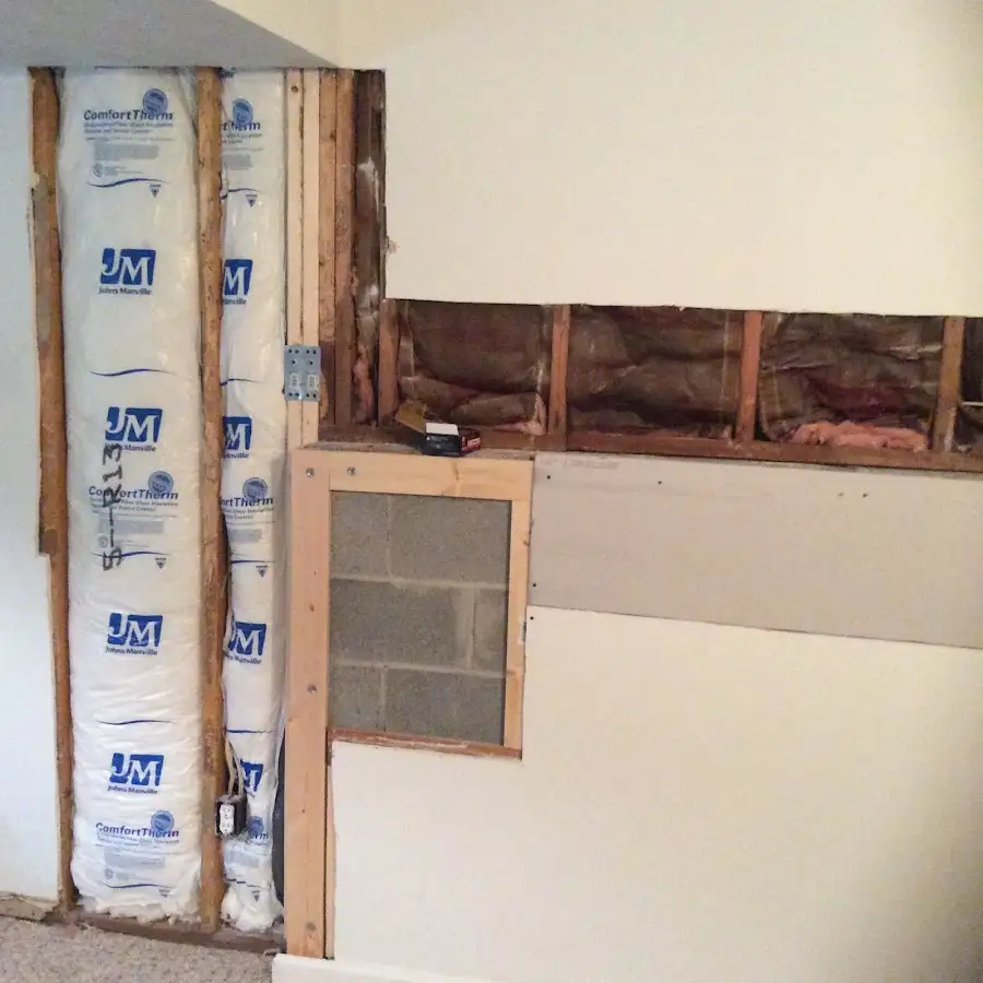 Wall insulation replacement during Contents Cleaning & Restoration in Suwanee